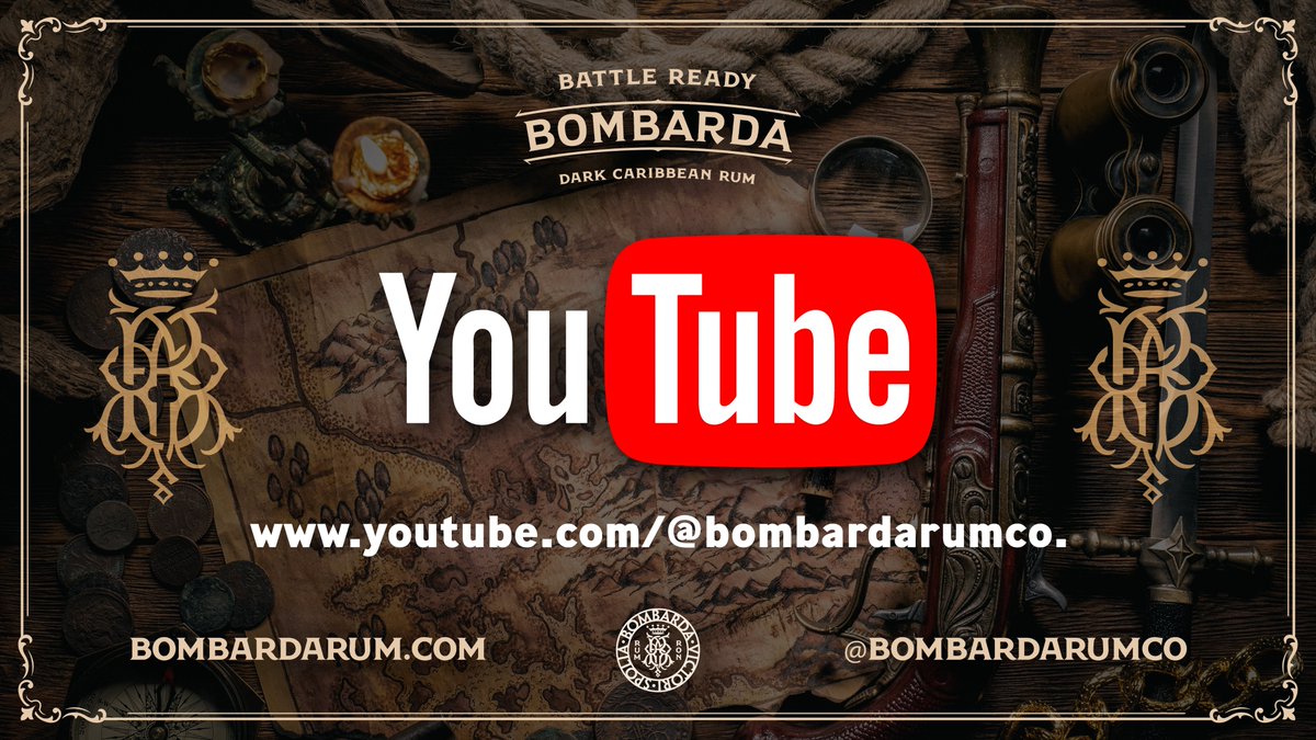 BombardaRumCo's tweet photo. Join us on Youtube as we explore Rum Adventures, recipes, and the History that inspired Bombarda Rum! https://t.co/PvwlGS7BbZ. https://t.co/n22sOr0nXH