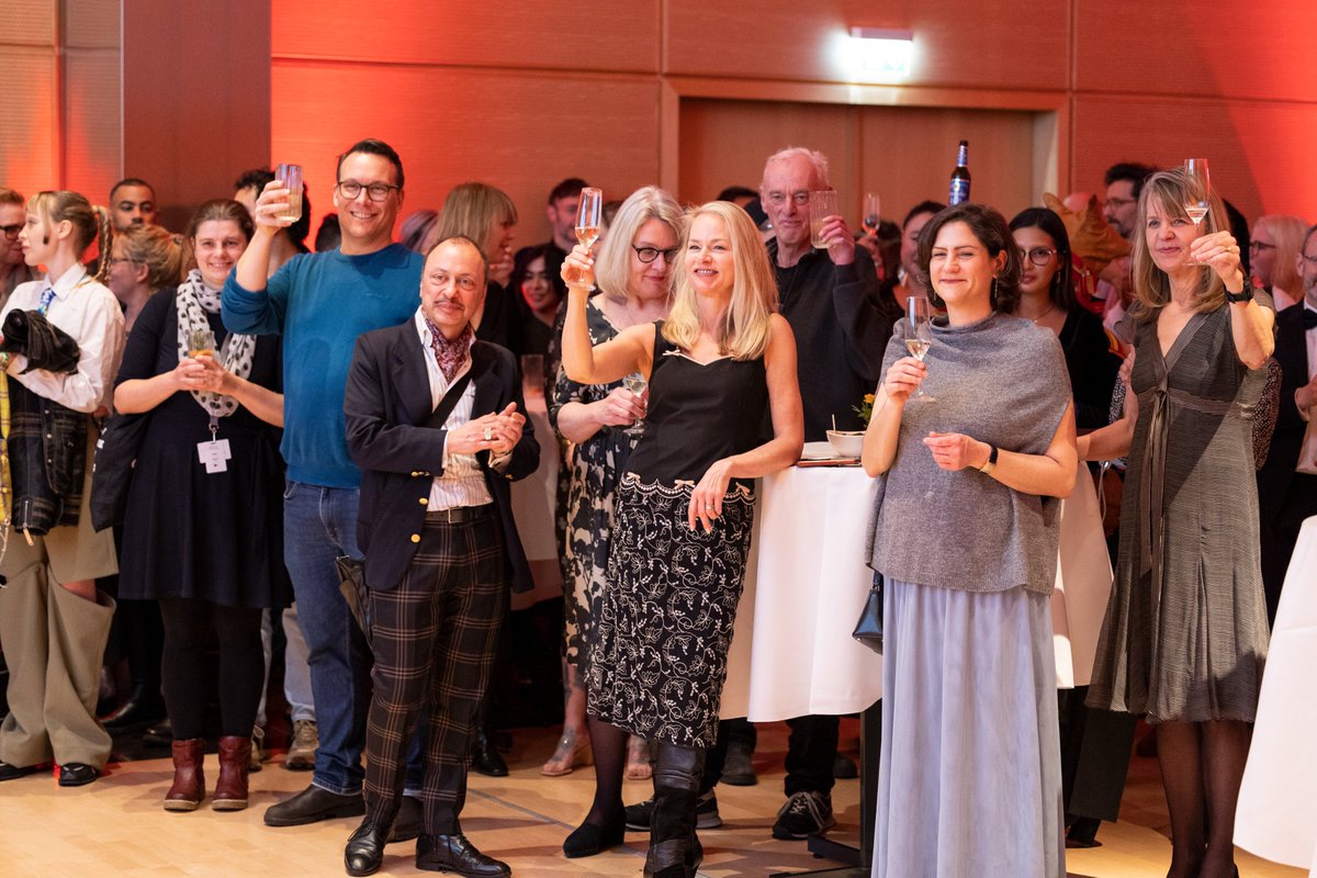 CanEmbGermany's tweet photo. 🎬 This year's #CanadaNight @Berlinale is one we will remember ❣️
What a joy it was to cheer 🍁 talents in the company of German & international guests!
To @Telefilm_Canada & to all our partners :
Thank you & see you next year ! 🎉 https://t.co/kCIU1LS2eJ