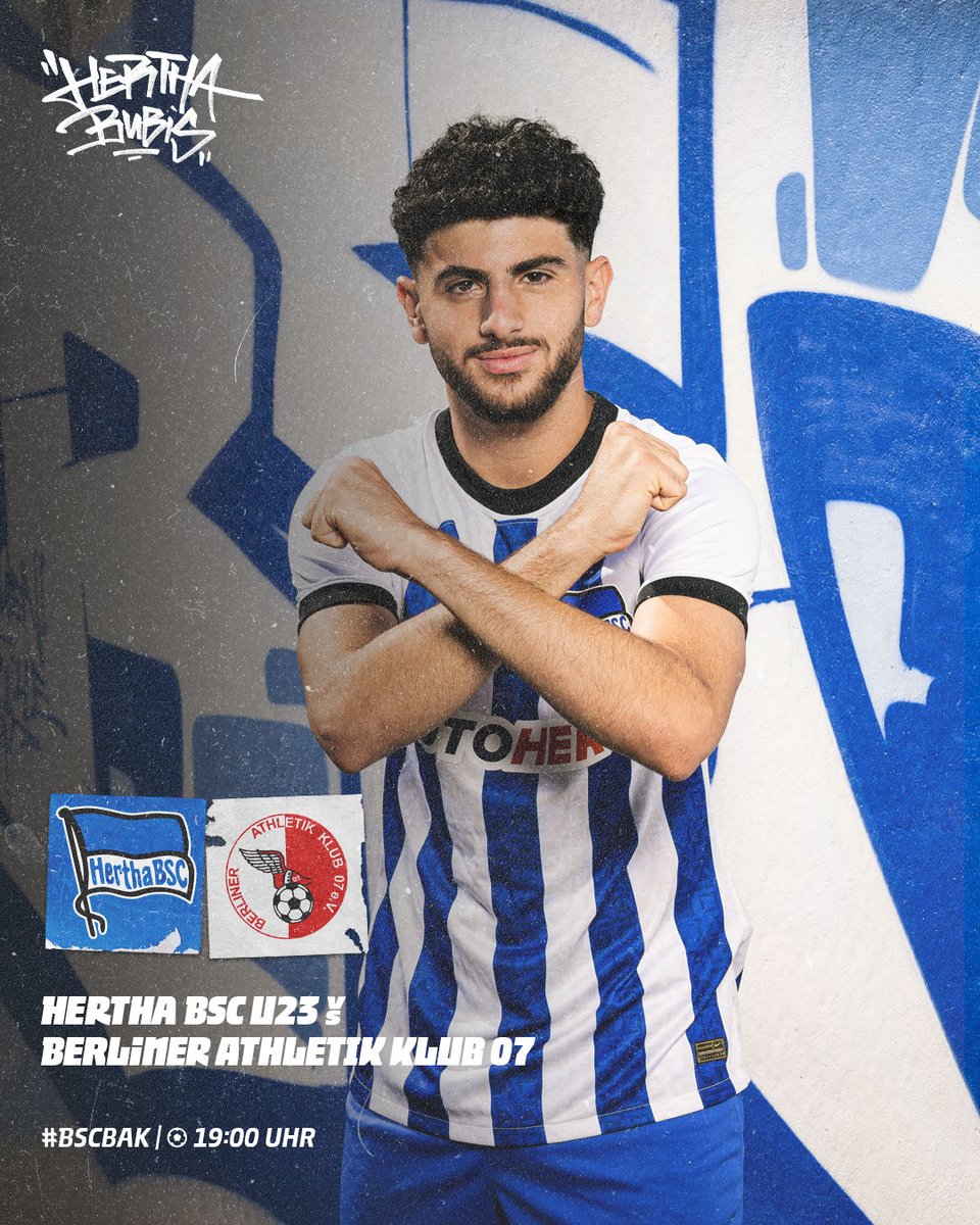 HerthaBubis's tweet photo. Englische Woche, Flutlicht, Derby – Fußballherz, was willst du mehr? 😍 Unsere #BSCU23 empfängt um 19:00 Uhr den @BerlinerAK07 und möchte nach #VIKBSC und #BSCTEB auch das nächste Stadtduell für sich entscheiden. ⚡️ Unser Vorbericht: https://t.co/H7ZZ47JITP ⬅️
#BSCBAK #HaHoHe https://t.co/41PXXv9cr6