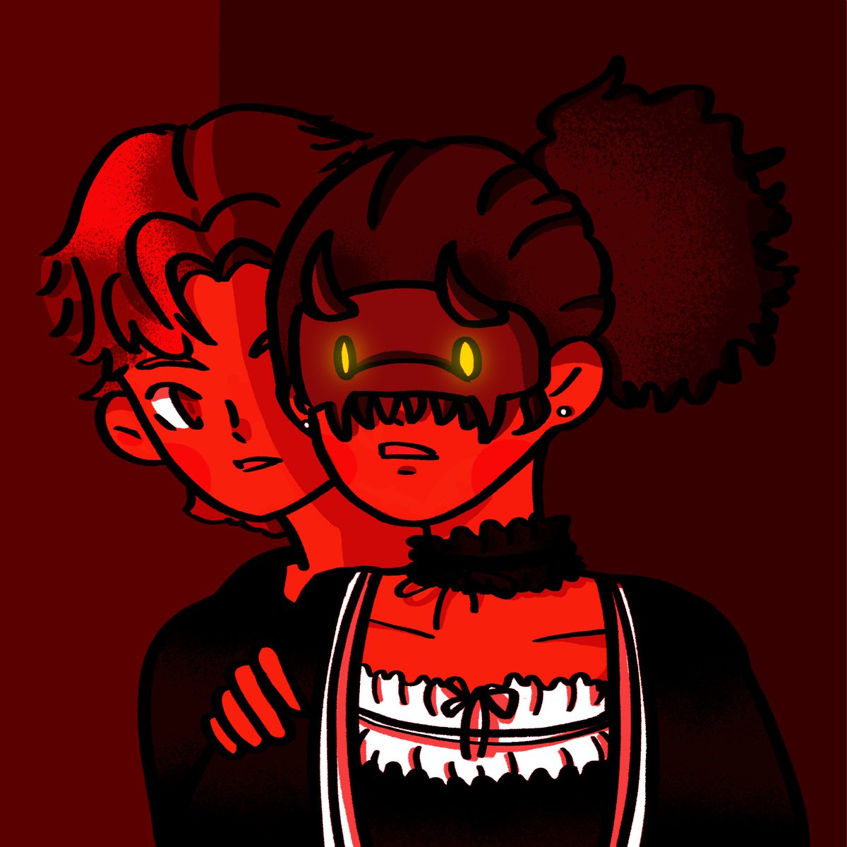 GN fam 🖤❤️

Our fan art submission for #E10K Art Contest. I’m so proud that my artist is so talented. If everyone like it, please retweet, ❤️ or comment. 

Thank you for making this event 
<a href="/ether/">ETHER</a> <a href="/visionofviii/">V</a> <a href="/CValley_/">CV</a>