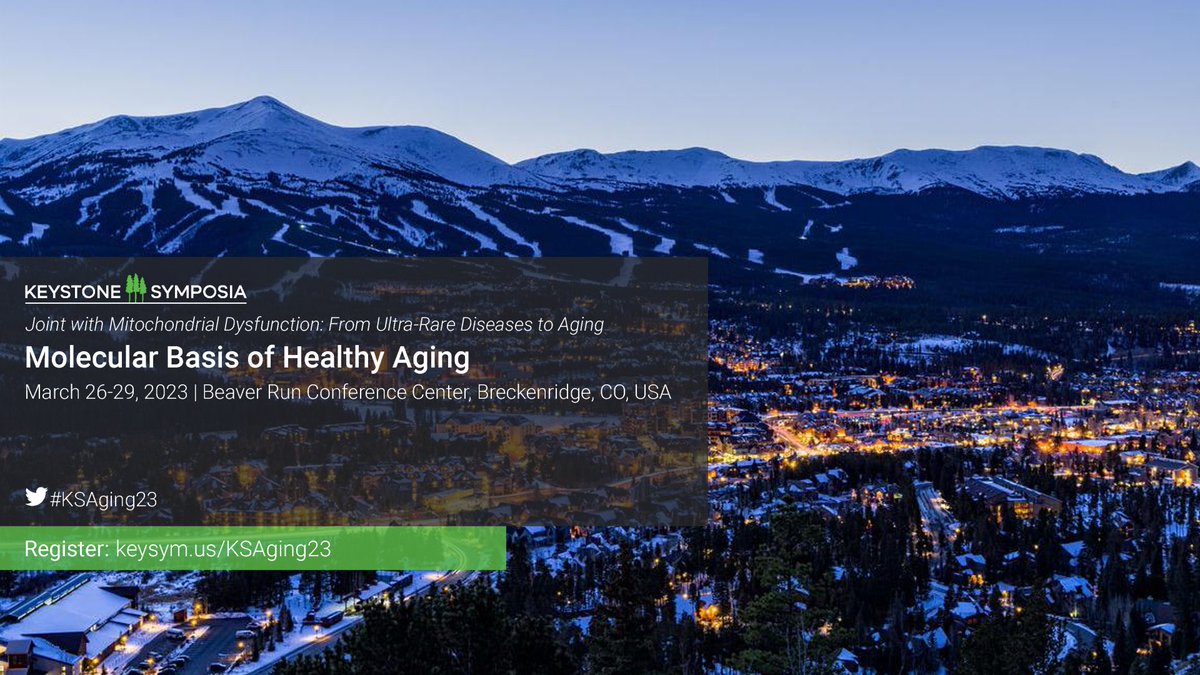 PLOS's tweet photo. An upcoming Keystone Symposia meeting (March 26-29, 2023) will explore the biological mechanisms that regulate trajectories of aging and enhance organismal resilience.
Details: https://t.co/DGoaLF47oF
#KSAging23 #KeystonePartner https://t.co/2U5nLcjQhJ