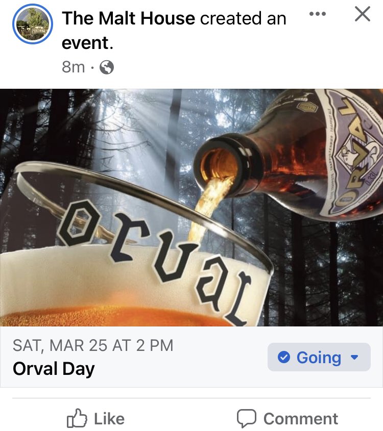 #OrvalDay is coming! We’ll have fresh beer and vintages going back to 2009 available. @merchantduvin