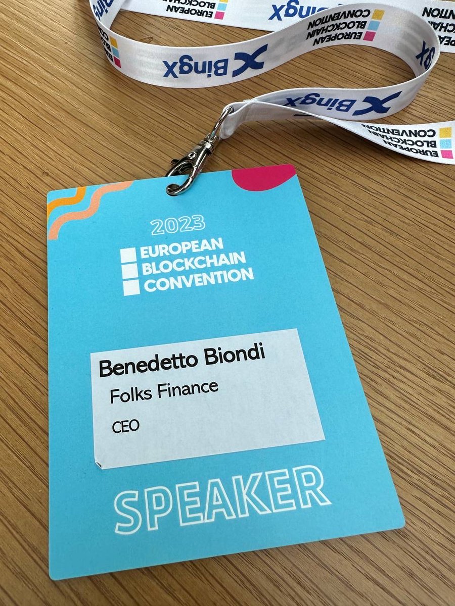 BenedettoBio's tweet photo. As promised, we brought @FolksFinance &amp; @Algorand to the podium at @EBlockchainCon Awards 2023 in Barcelona. 

Glad to ride the wave with such a talented team, a supportive community, and great investors.

Hard work always pays off. https://t.co/Jf2d6addXZ