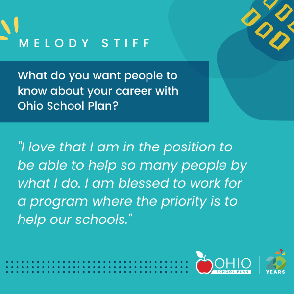 🫶 Melody Stiff, Ohio School Plan senior underwriter.
#ohioschoolplan