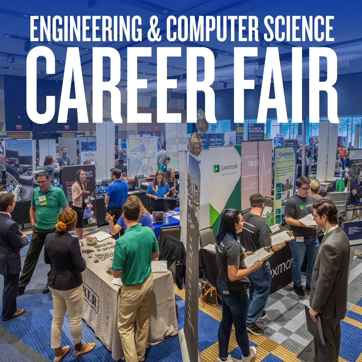 ukyengineering's tweet photo. Students, don't miss the Spring Engineering and Computer Science Career Fair tomorrow, February 21 from 2:00 – 6:00 pm. 180+ companies are participating, making it the perfect opportunity to jumpstart your career! Download Career Fair Plus for details: https://t.co/snR2GcwRI3 https://t.co/ILJpdvClSv