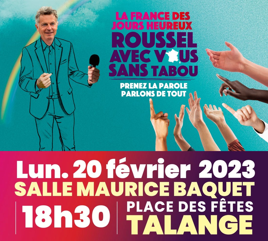 OrvaultPcf's tweet photo. 👥9ème étape des rencontres de @Fabien_Roussel, en direct avec les citoyens & les salariés, en #Moselle
🎯Rdv ce lundi 20 février, 18h30, à #Talange (Salle Maurice Baquet)
#PCF #retraiteà60ans #JoursHeureux #nonalaréformedesretraites #TourdeFrance https://t.co/wnflrv0SHu
