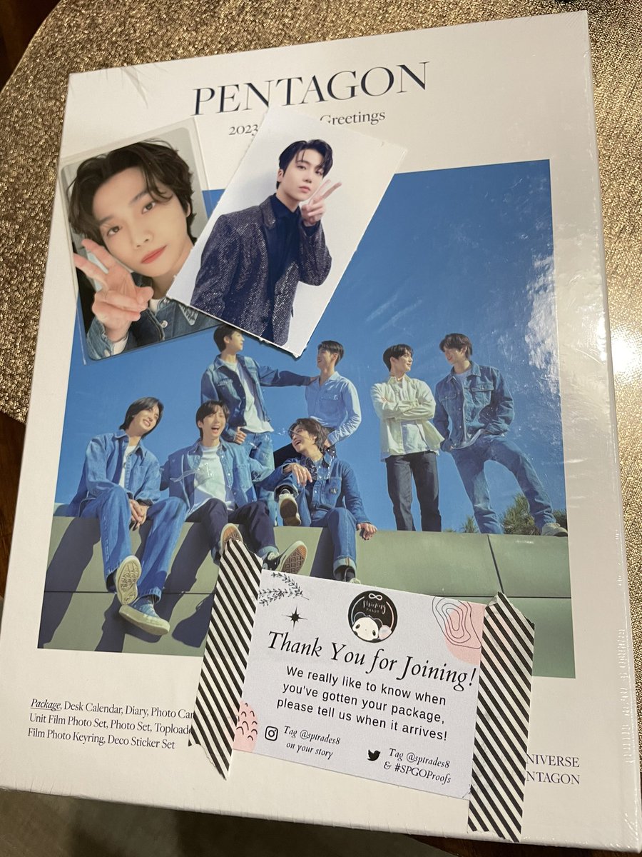 lindababinda's tweet photo. Finally home to open packages and it arrived safely! Thx @SPTrades8 for Jinho and for running this GO!
#SPGOProofs https://t.co/jUWbkz1REW