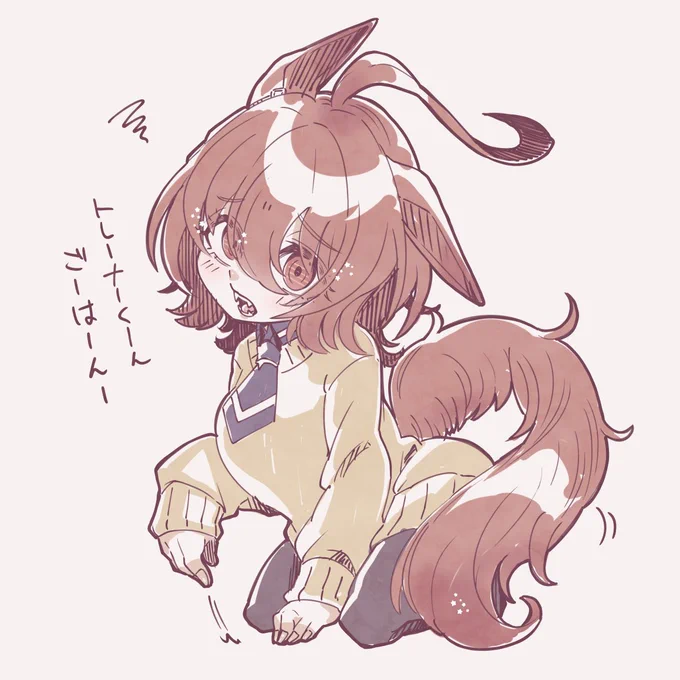 尻尾巻きオン𝗽𝗶𝗰𝘁𝘂𝗿𝗲……って思って漁ってきたら割と最近の絵の集まりになってしまった 