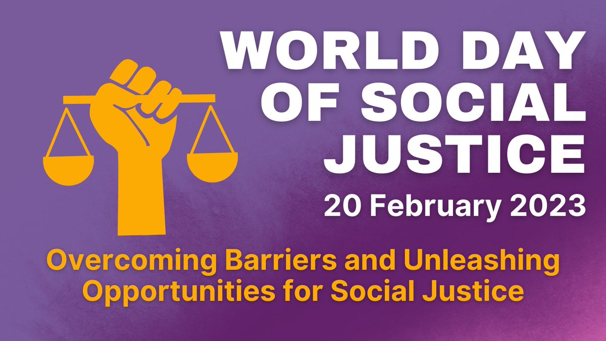 LiannaAdams's tweet photo. This year's theme for #WorldDayofSocialJustice is "Overcoming Barriers & Unleashing Opportunities for Social Justice".
What does this mean and how are we getting there?
⬇️🧵(1/9)
#web3 #WorldDayOfSocialJustice #web3Community #dialogue #web3humanity https://t.co/H4jUWDEd1v