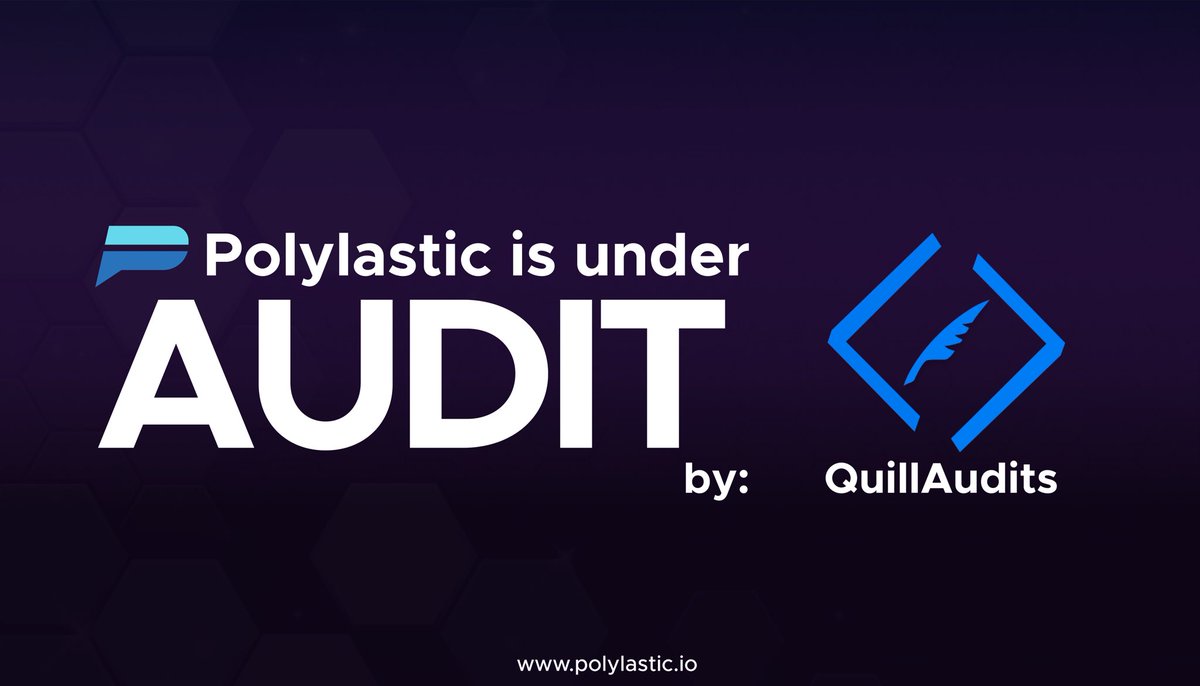 polylastic's tweet photo. Big news! We're partnering with @QuillAudits for a comprehensive smart contract review to ensure the security and reliability of our index protocol ahead of the launch. Stay tuned for updates! 

https://t.co/BsEa9UyL0E

#Polylastic #Quillaudits #DeFi #smartcontracts #crypto https://t.co/RpM7FOOaG4