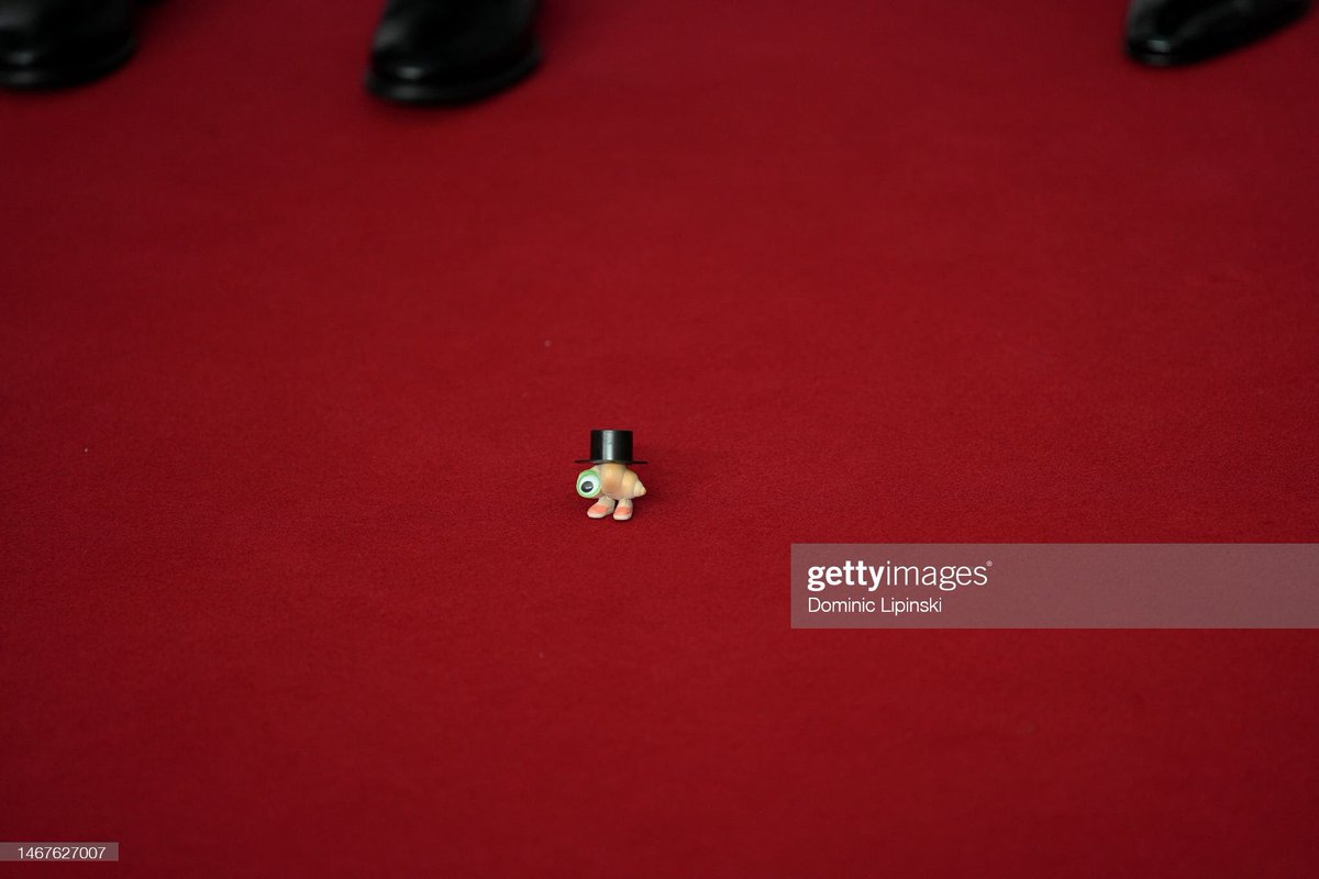 The only thing I want to discuss today is Marcel The Shell on the BAFTAs red carpet.