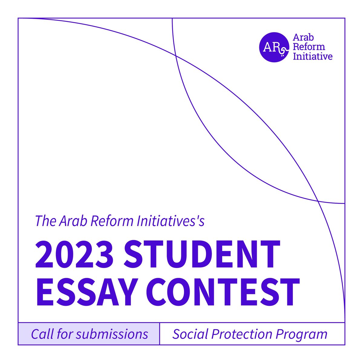 ArabReform_ARI's tweet photo. ⚖️On this #WorldDayOfSocialJustice, we’re officially announcing our 2023 #student #essay_contest!
/What #policy reforms and/or policy alternatives should be articulated to counter the #Arab region's chronic #youth #unemployment?/
More here: https://t.co/CnZTULUo8z https://t.co/1D8DldJ9md