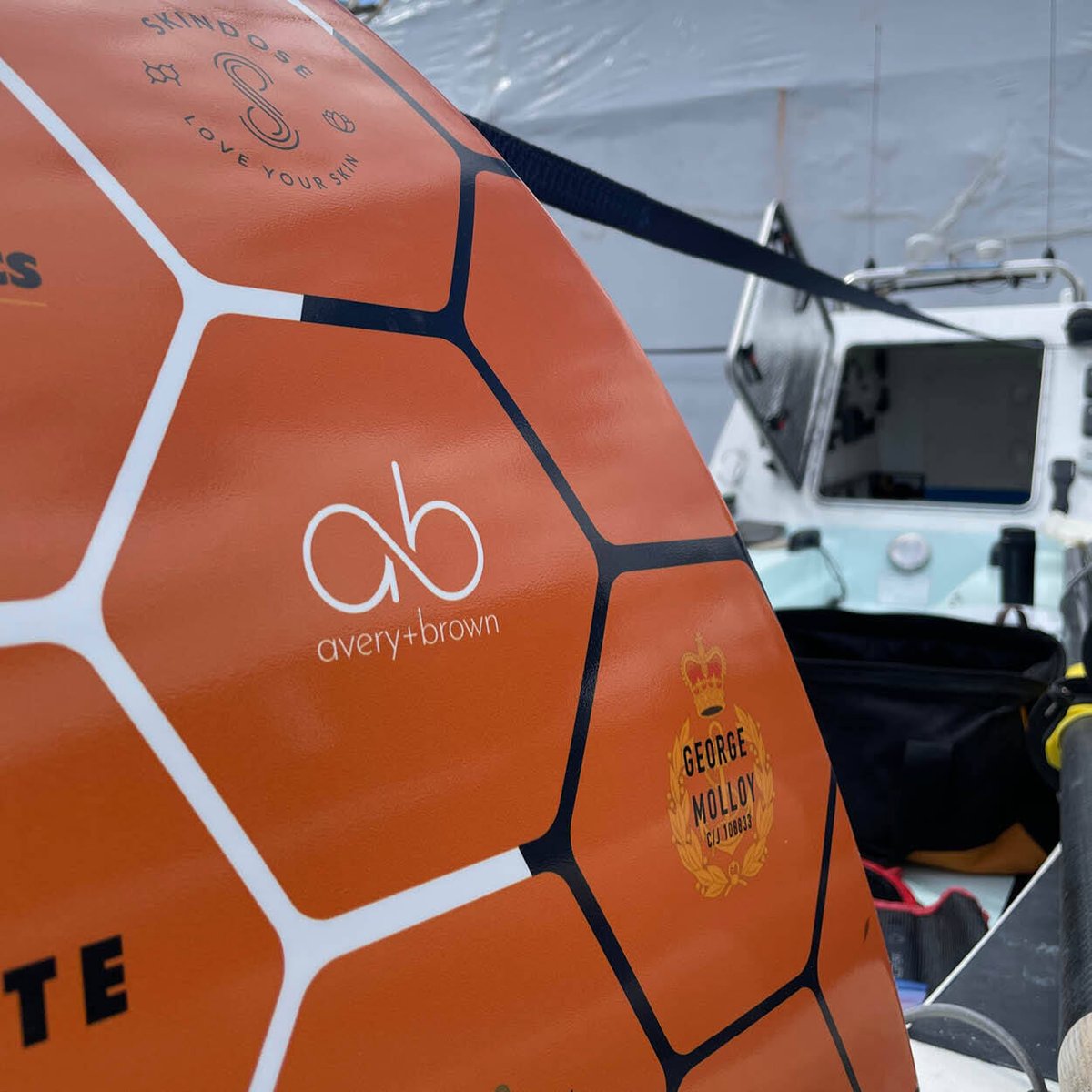 averyandbrown's tweet photo. Excited to be supporting @escapaderow Rosalind and Andy's Atlantic Escapade! 🚣🌊 

We sponsored them £100 to raise money and awareness for @RNLI and @Bluemarinef. Wishing them fair winds and a safe voyage on this incredible adventure! 

Read more 👉 https://t.co/8JLjyyLvA7 https://t.co/Ag3xN2Sjne