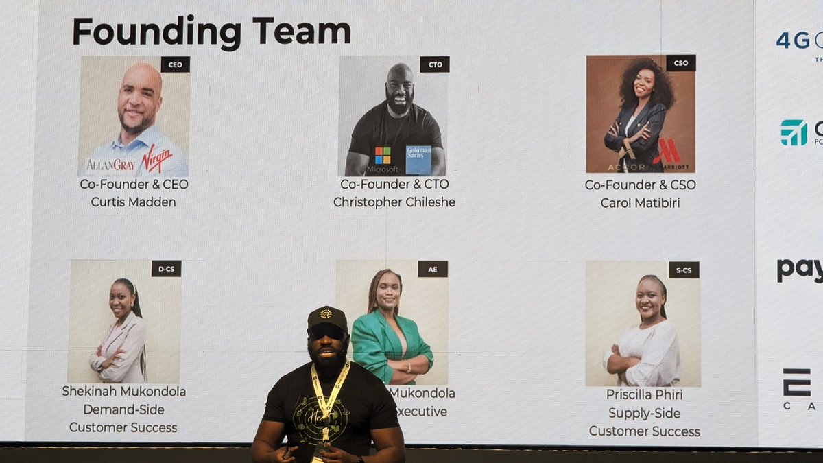 MartialHabimana's tweet image. PITCH 7: Solving Global Food Insecurity

Curtis Madden @CurtoZambiano, Co-founder/CEO @_HrvstApp

Chris Chileshe @cchileshe , Founder CTO @_HrvstApp

#ATSNBO