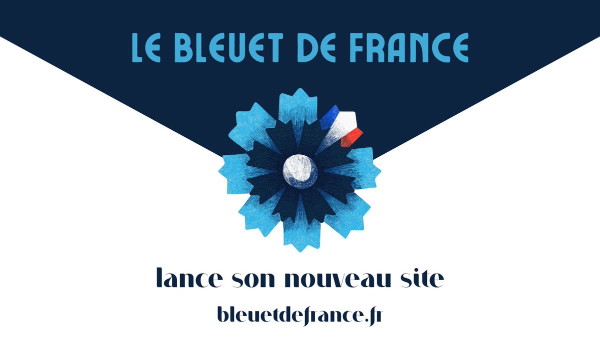 2023 : Le Bleuet de France se dote de son propre site internet et poursuit  ses deux missions originelles : 🔹faire davantage connaître et porter le  Bleuet 🔹soutenir les victimes directes et, image size:1200x675