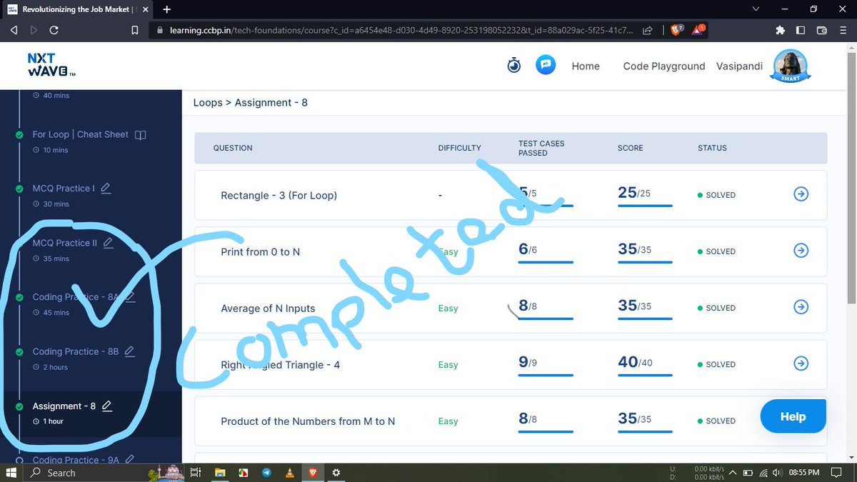 PVasipandi's tweet photo. Hello Friends 🖐️
DAY 2 of #100daysofcodechallenge 

Today I completed my coding practice and #coding #assignment using for loop . 
 #nxtwave #python #programming #100DaysOfCode  @nxtwave_tech @rahulattuluri  
#webdeveloper #FullStack https://t.co/lYENO5nIqC