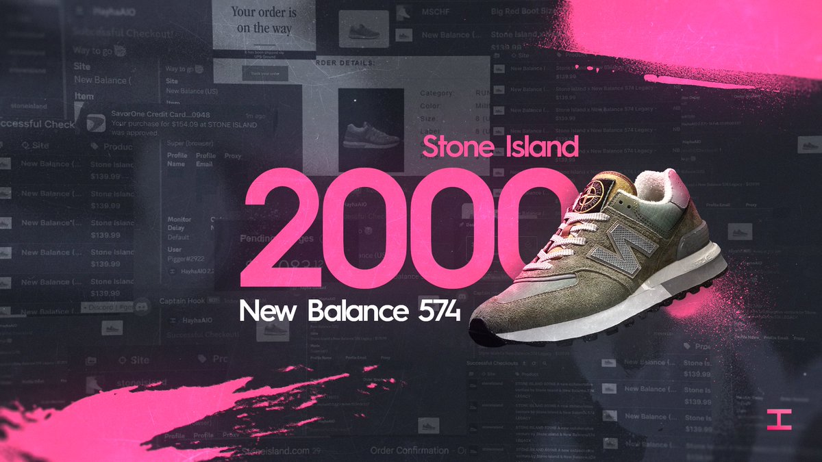 HayhaBots's tweet photo. 2000+ checkouts on Stone Island — Hayha strikes again! ⚡

Hayha managed to DOMINATE Last week's restock effortlessly, as usual 😏

Hayha users are satisfied ✅

Engage with this tweet for a surprise in the DMs 📨 https://t.co/0LOxrl7QrV