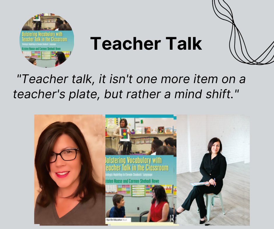 Check out our book for teacher talk strategies!
@haase_kristen #ellchat @routledgebooks