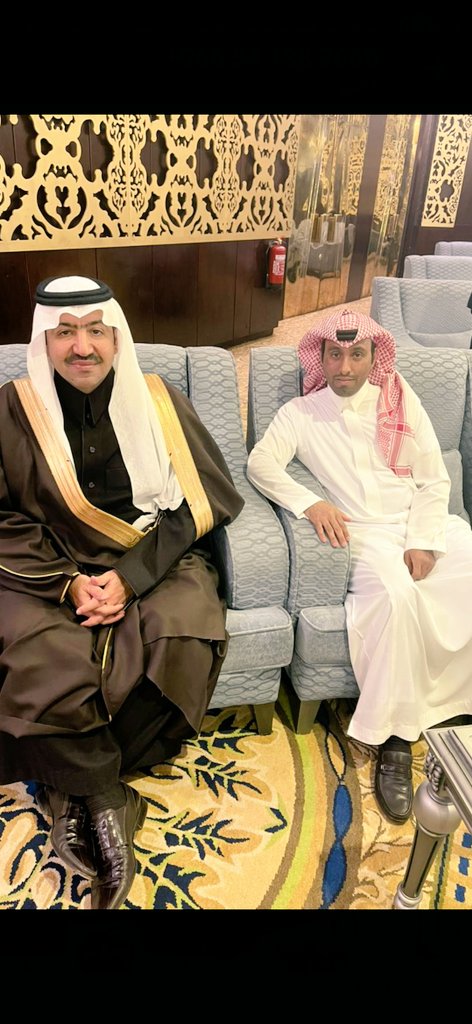 برفقة الصديق الغالي الشاعر الدكتور الأمير سعد بن سعود آل سعود قبل قليل الله يحفظك ويسعدك يارب العالمين