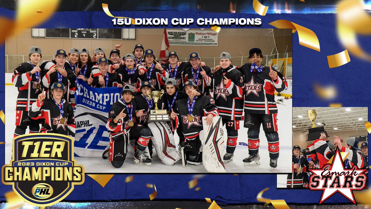 The <a href="/StarsEsmark/">Esmark Stars</a> are your 2023 15U #DixonCup Champions! 🏆