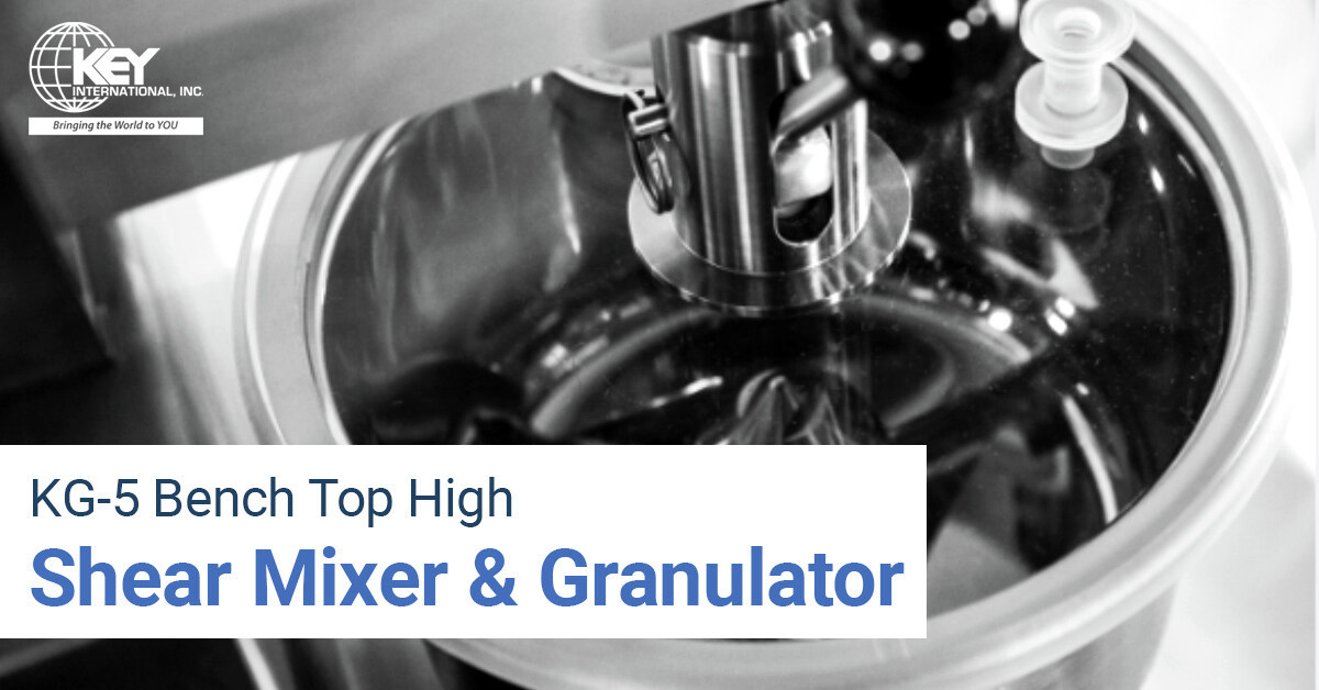 Key International, Inc. on Twitter "The KG5 Bench Top High Shear Mixer & Granulator is used in