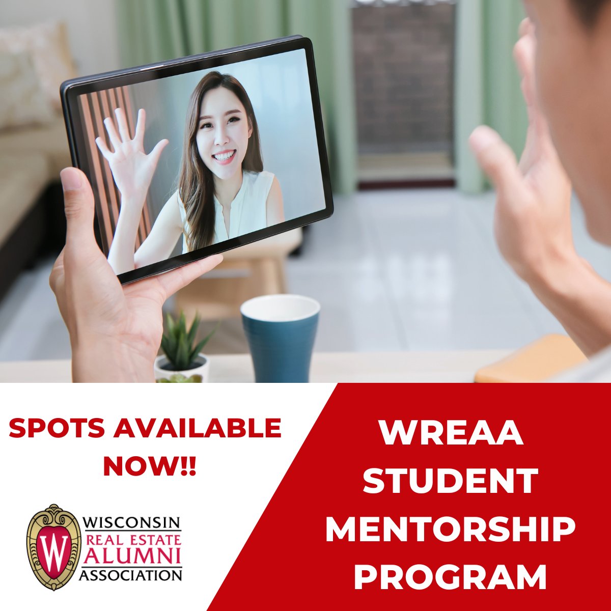 WREAA_network's tweet photo. The WREAA Student Mentorship Program has mentee spots available. Check out the gallery of mentors today: https://t.co/Tce206NCdZ.

Please reach out to mandy.kaegy@wreaa.org to sign up! https://t.co/MGEy3aNQNv