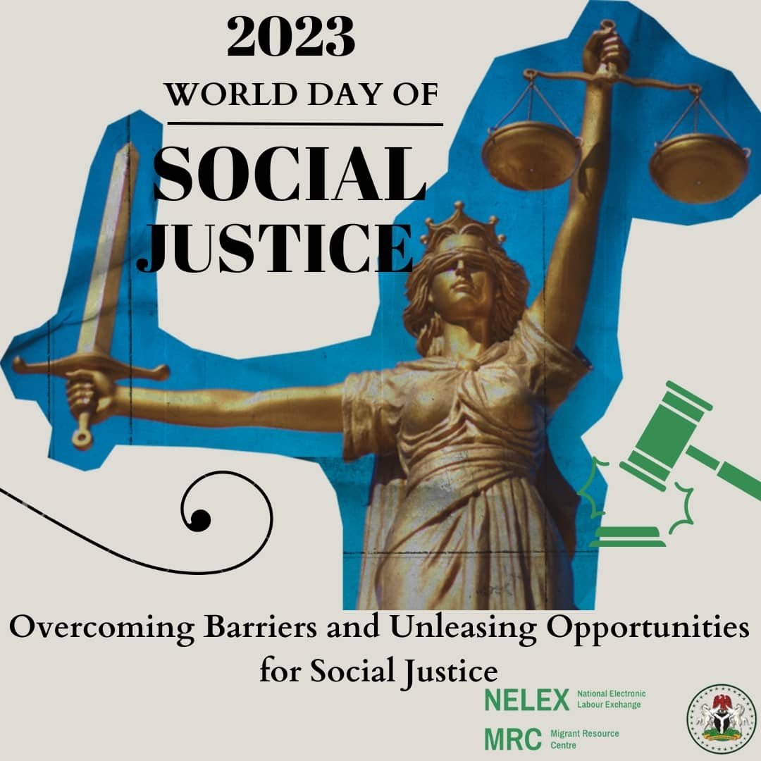 Today, we join the world in celebrating the World Day of Social Justice with the theme: Overcoming Barriers and Unleashing Opportunities for Social Justice.

Are you a migrant or do you know one?
What do you think would help migrants get social justice?

#mrclagos
#SocialJustice