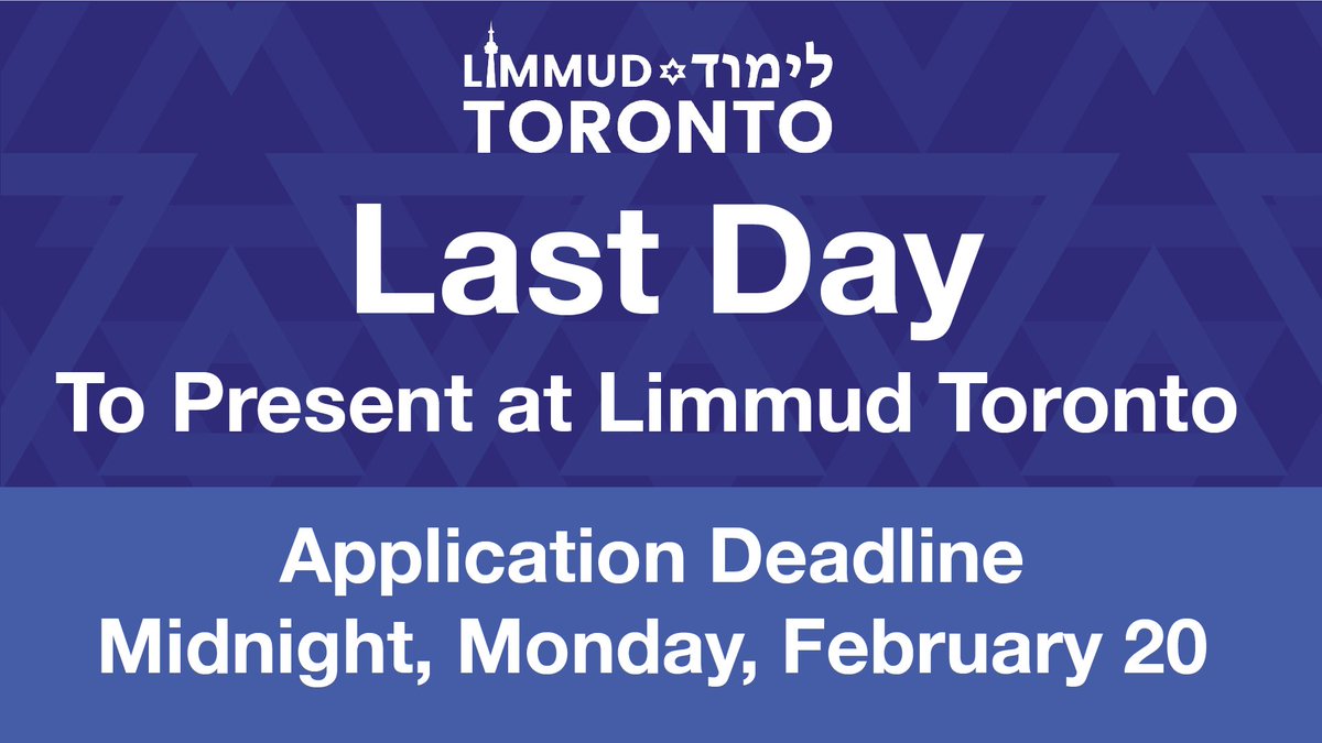 limmudTO tweet media