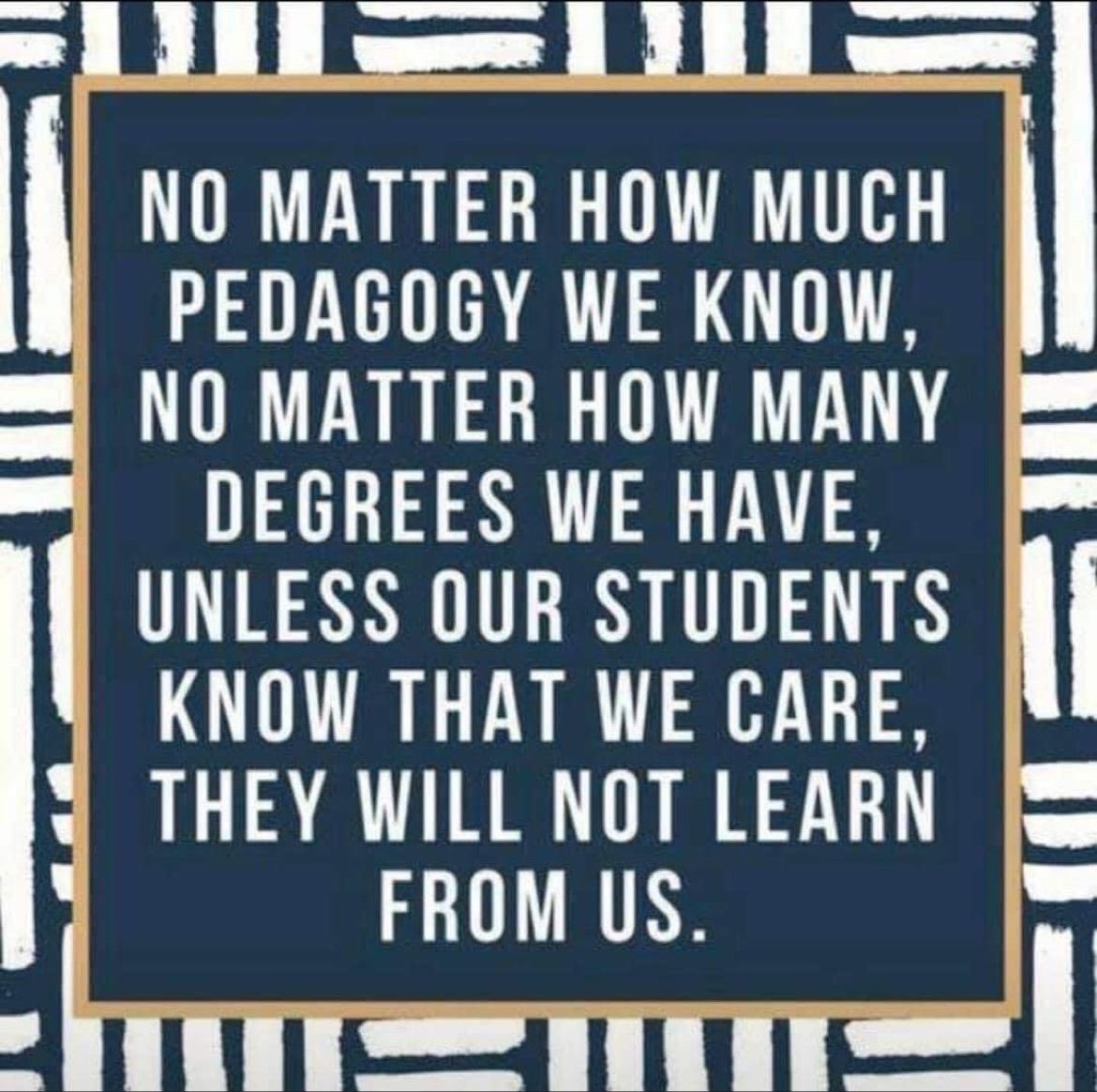 I’ve always taught/facilitated adults, but this applies to andragogy too. It’s a mantra I have followed my whole career in pharmacy education 👏🏻👏🏻