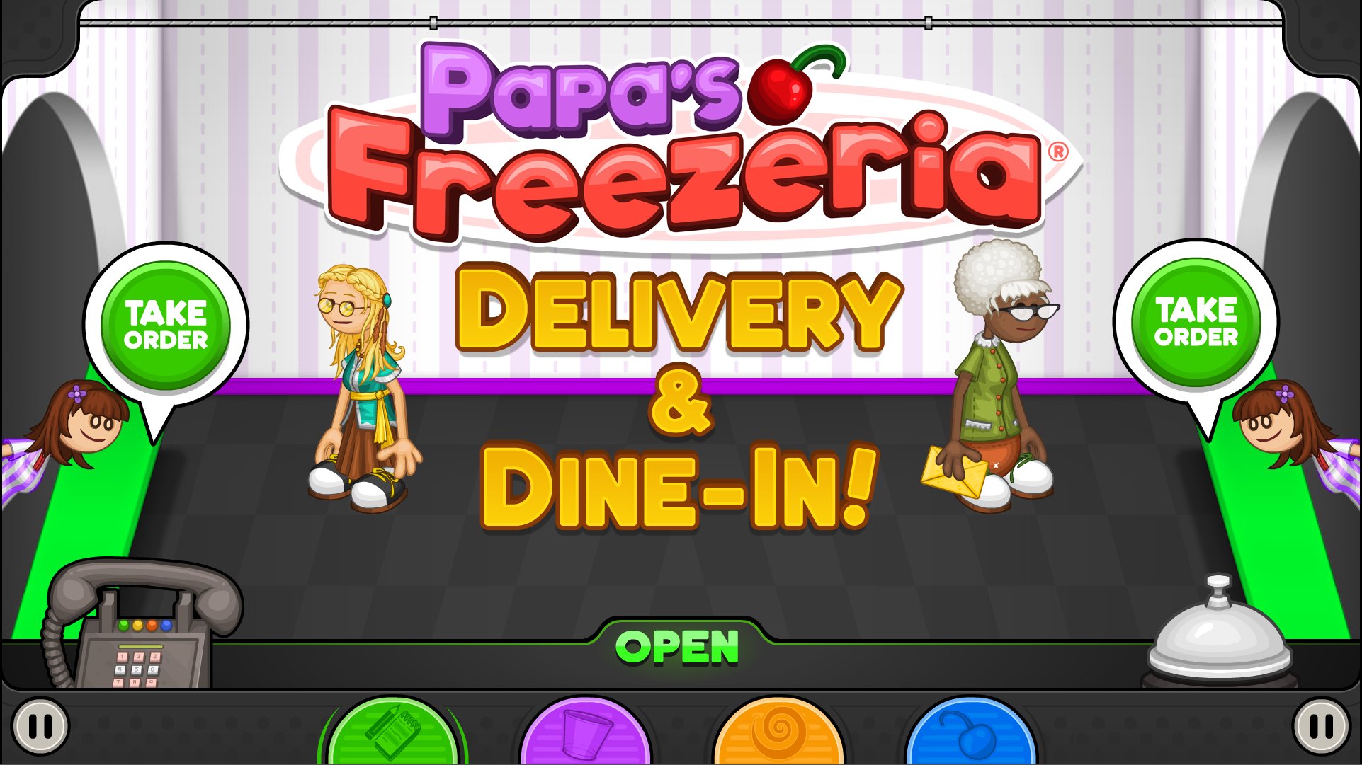 Papa's Pizzeria : Flipline Studios : Free Download, Borrow, and Streaming :  Internet Archive