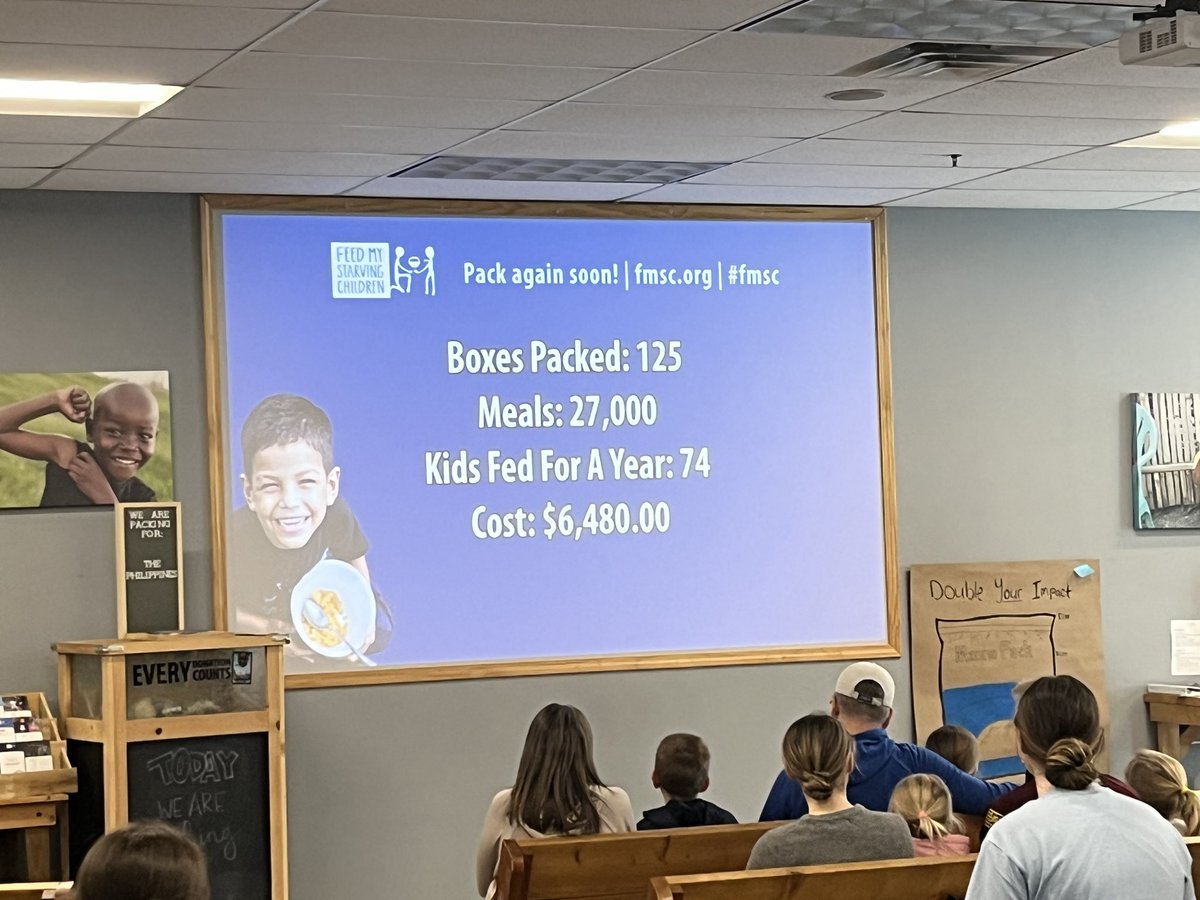 Another great session with <a href="/fmsc_org/">Feed My Starving Children</a>! See ya next time! <a href="/tigerfarmington/">Farmington Tigers</a> @bergjaso <a href="/LPierce192/">Laura Pierce 🐾</a>