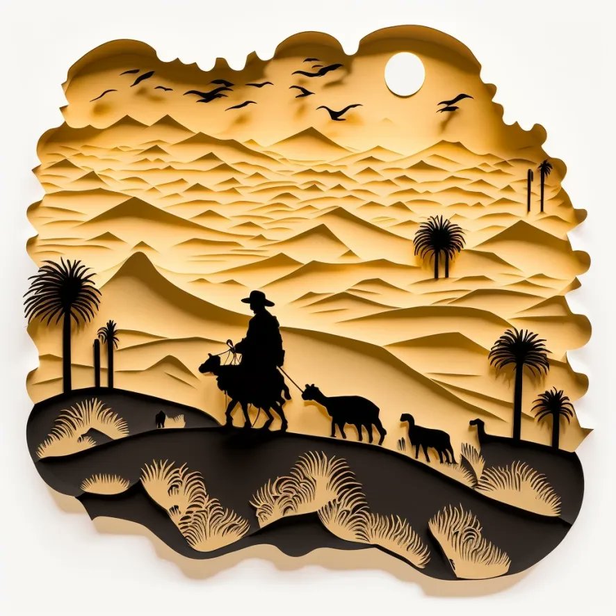 HoraDeSef's tweet photo. The boy's steps were light as he led his sheep through the undulating dunes of the desert , the sun painting a magnificent orange hue as it climbed higher.
(57) https://t.co/Pn2q3R3I2C