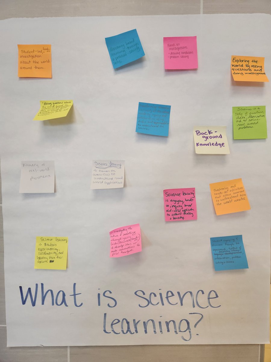 JimyriaScott's tweet photo. Sensemaking: Making sense of Science Phenomena! @FWISDPLI @karlalester246 @KatrenaBooth @w3ndywoohoo @SaraBeasFWISD @salazar_brook @jlm723 https://t.co/ISS2sN7Voi