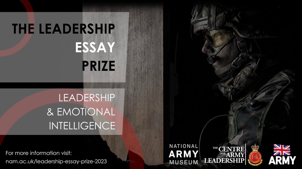 RMASandhurst's tweet image. Announcing the 2023 Centre for Centre for Army Leadership & National Army Museum essay prize on ‘Leadership & Emotional Intelligence’.
- Age 16-21 (up to 2000 words)
- Age 22+ (up to 3000 words)
nam.ac.uk/press/leadersh…
#leadership #emotionalintelligence #developingleaders