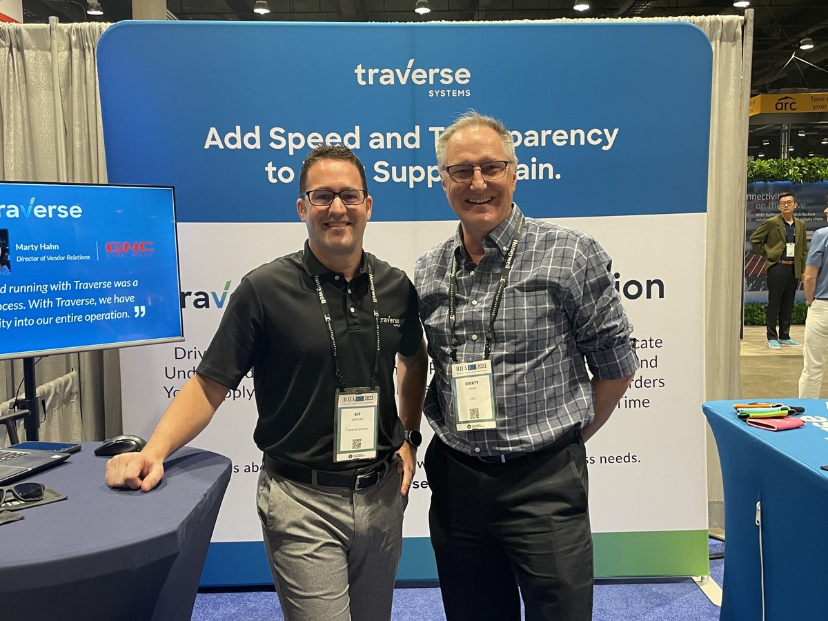 Traverse Systems’ booth #2006 is open for business at RILA’s Supply Chain Conference  #rila # rilalink #supplychain #link2023