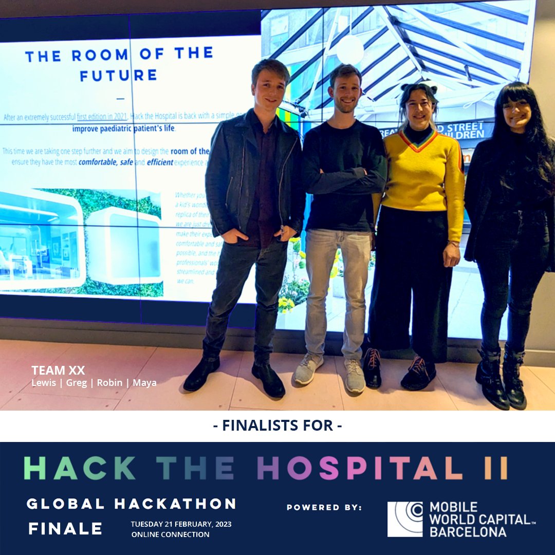 We are pleased to announce that Senior Mechanical Systems Engineer; Lewis Lindop and Product Design Engineers; Gregory McMillan &amp; Robin Pickering, are through to the final of ‘Hack The Hospital.’

To support Team XX tomorrow, please visit: us06web.zoom.us/j/86147960421?… 

 Good luck! 🌟