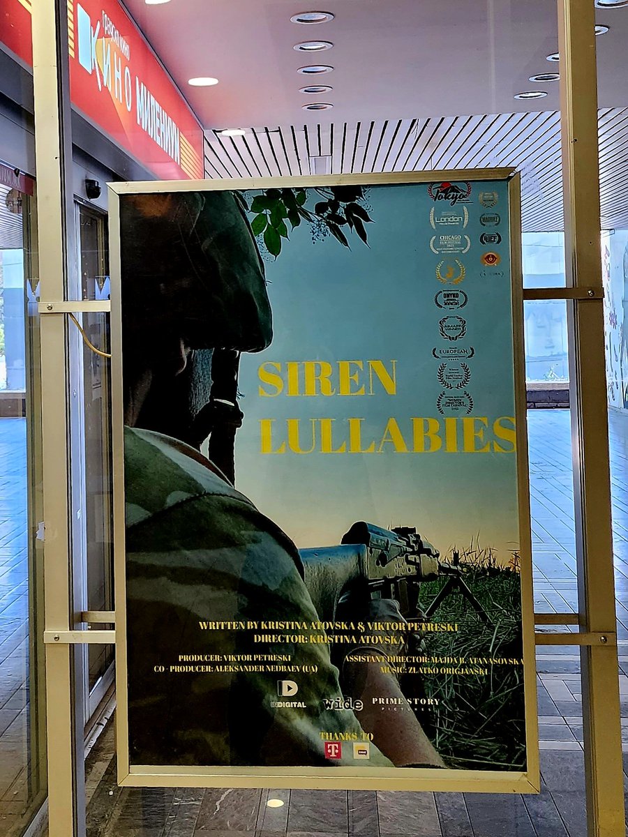 AtovskaKristina's tweet photo. All set for the #domesticpremiere
@LullabiesSiren premiere
#Cinema #wardocumentary #COMINGSOON #warinukraine #afterberlinale #filmmakers
@audiocustoms82 cant wait to see you in Skopje https://t.co/LsWtIvDfdp