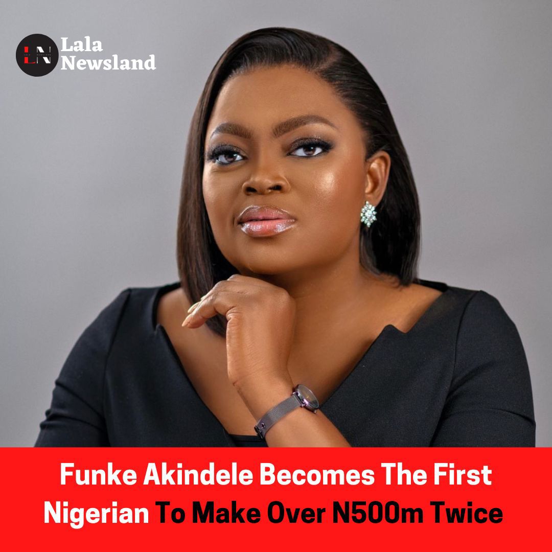 LalaNewsland's tweet photo. Scene One production CEO @funkeakindele becomes the first Nigerian to make over N500m from her movies “Battles on Buka Street” and “Omo Ghetto: The Saga” Congratulations to her 🎉 #bukaonthestreet #funkeakindele #jenifa #sceneonetv #producers #nollywood https://t.co/5amYza3xR5