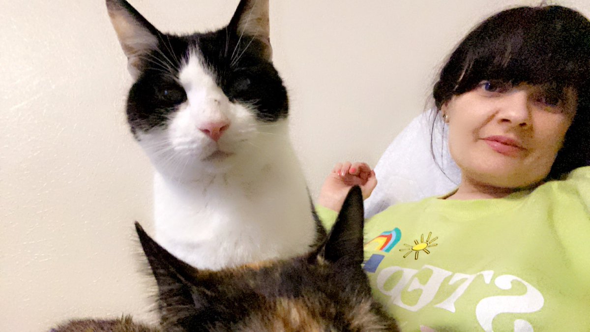 LElizabeth91's tweet photo. Charlie is serious about the selfie 🐈‍⬛ https://t.co/1VKQ9X0zrn