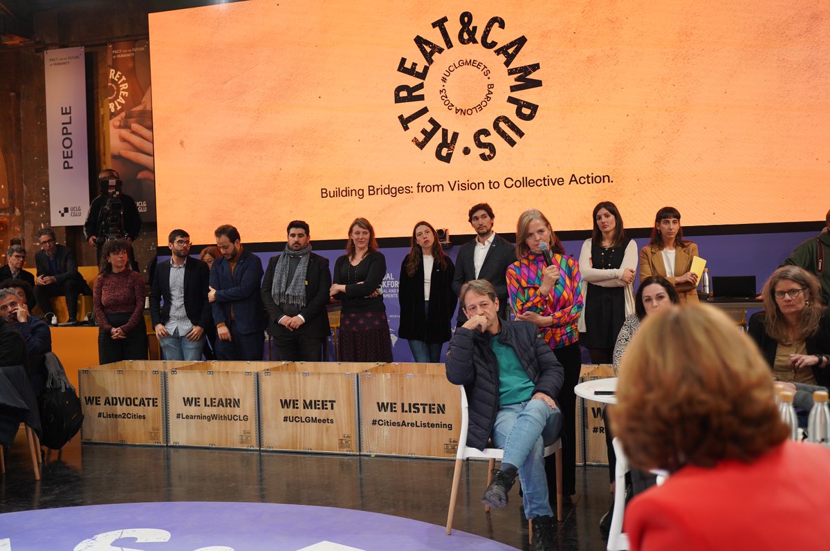 #UCLGMeets 🔴🟠

At the Factory of the Future we identify + share the resources we have.

✅Common, shared spaces of learning
✅Integral, multi-scalar work
✅Connect local-international spheres
✅Leverage our diversity
✅Pursue training of local public officials
