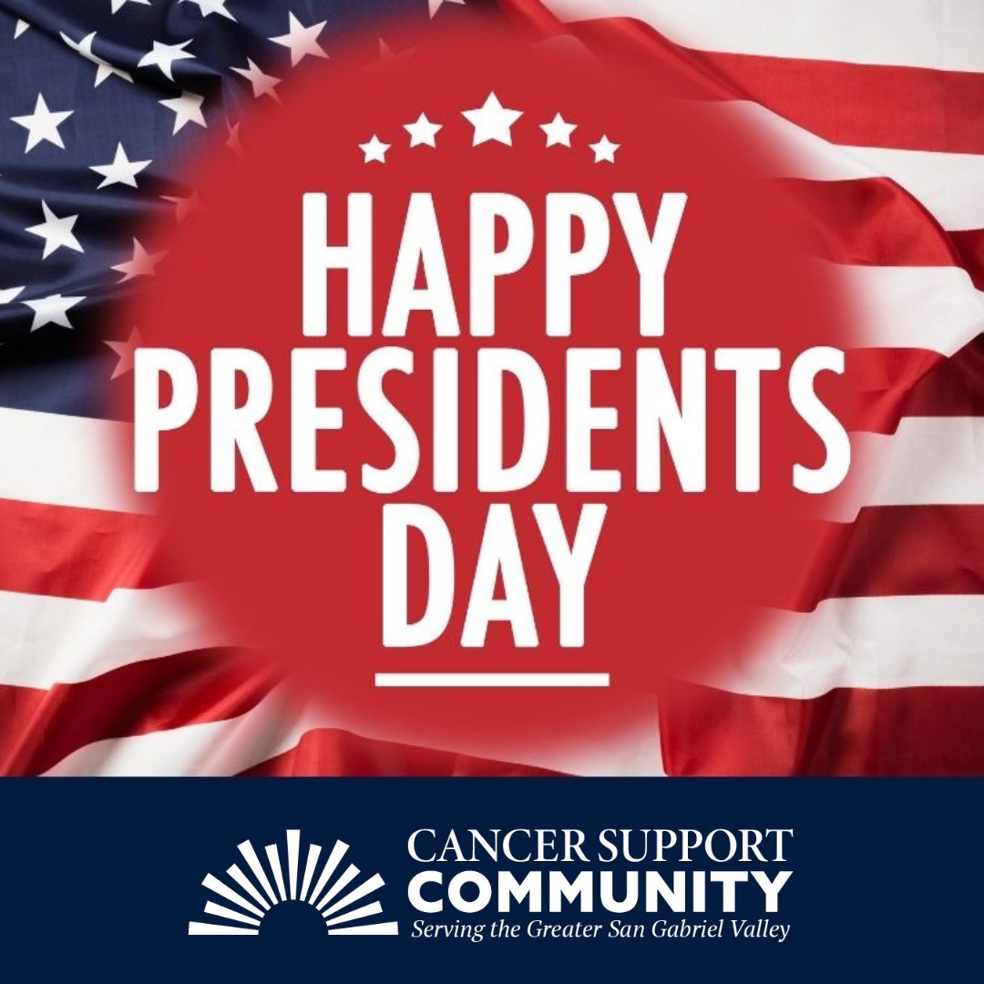 “I am not bound to win, but I am bound to be true. I am not bound to succeed, but I am bound to live up to what light I have.” -Abraham Lincoln In honor of Presidents' Day, Cancer Support Community will be closed today, Monday, February 20th.