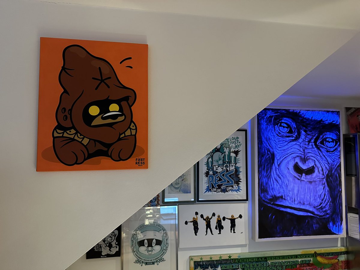 Tim38300817's tweet photo. Jawa #TeddyTrooper on canvas arrived! I’m feeling happy like a child at Xmas! I‘m a Star Wars fan since ever & SW was always a topic chatting with @FlyingFortress_
Big up to all you @TeddyTroops out there! 🙌 https://t.co/SchWAYwPV4