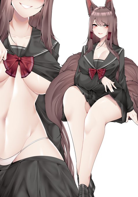 #AzurLane  #アズールレーン
JK 赤城さん! 
JK Akagi-san😊 