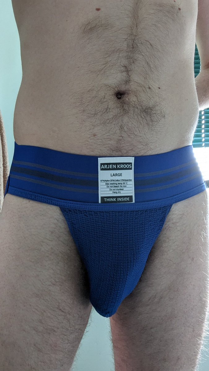 MoresChapman's tweet photo. Wearing dark blue Arjen Kroos Jockstrap for today #jockstrap #jockstrapmonday #hairy #gaybottom #foreskin https://t.co/RiU5TANjNd
