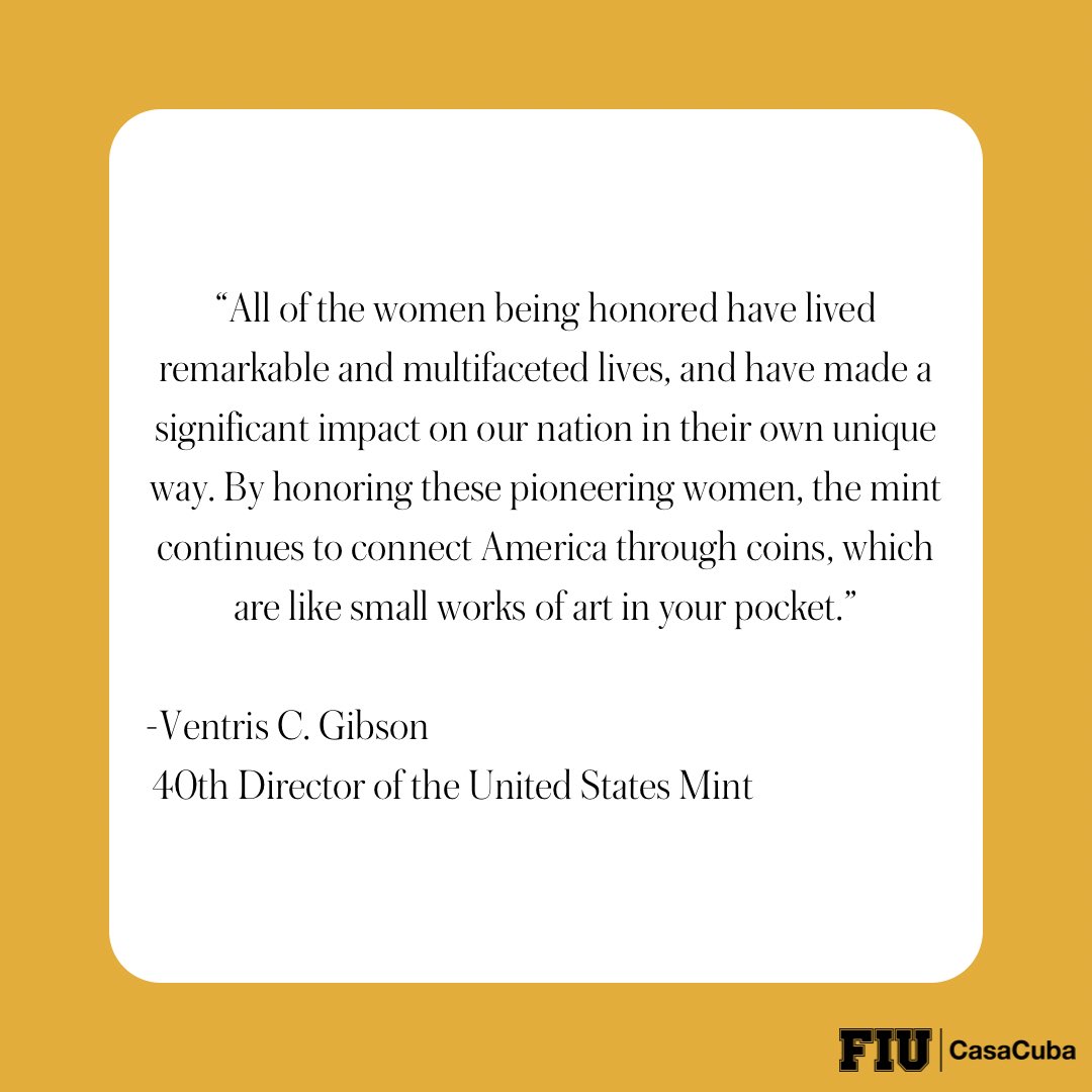 Making History Again! The Cuban icon, Celia Cruz, is the first Afro-Latina to be honored on a United States quarter. The minting announced for 2024 is part of the American Women Quarters Program, celebrating the achievements and contributions of women who paved the way for change