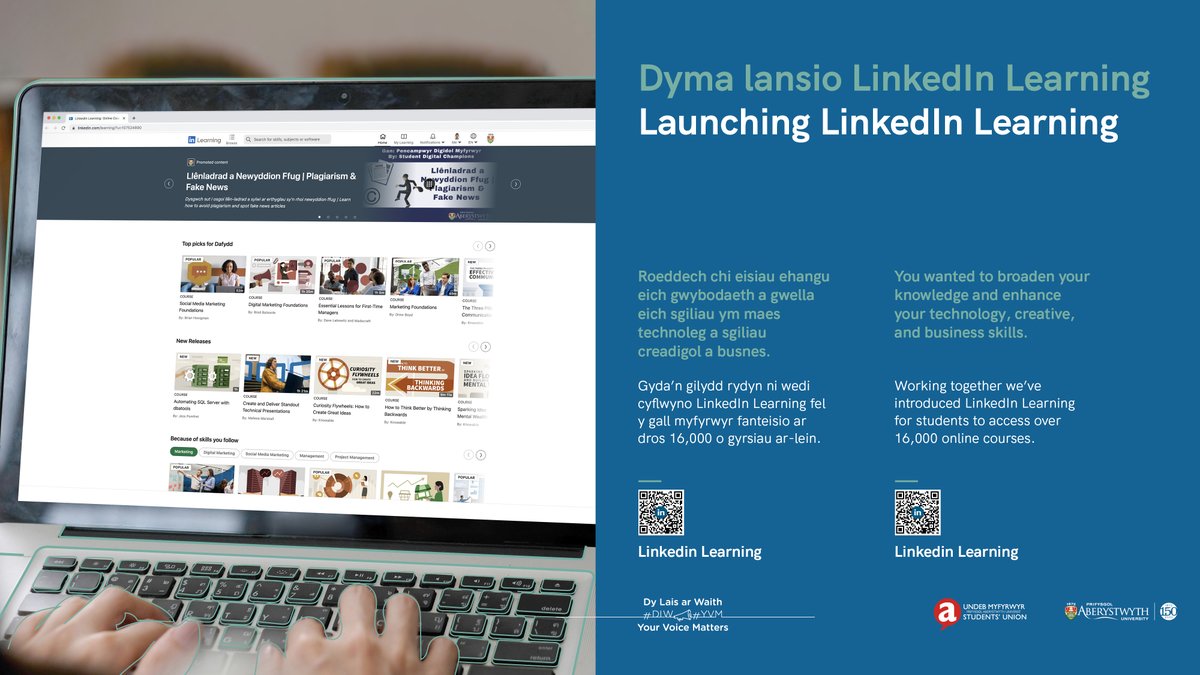 Dyma lansio LinkedIn Learning 👨‍💻🖥️🌐
#DLW
---
Launching LinkedIn Learning 👨‍💻🖥️🌐
#YVM