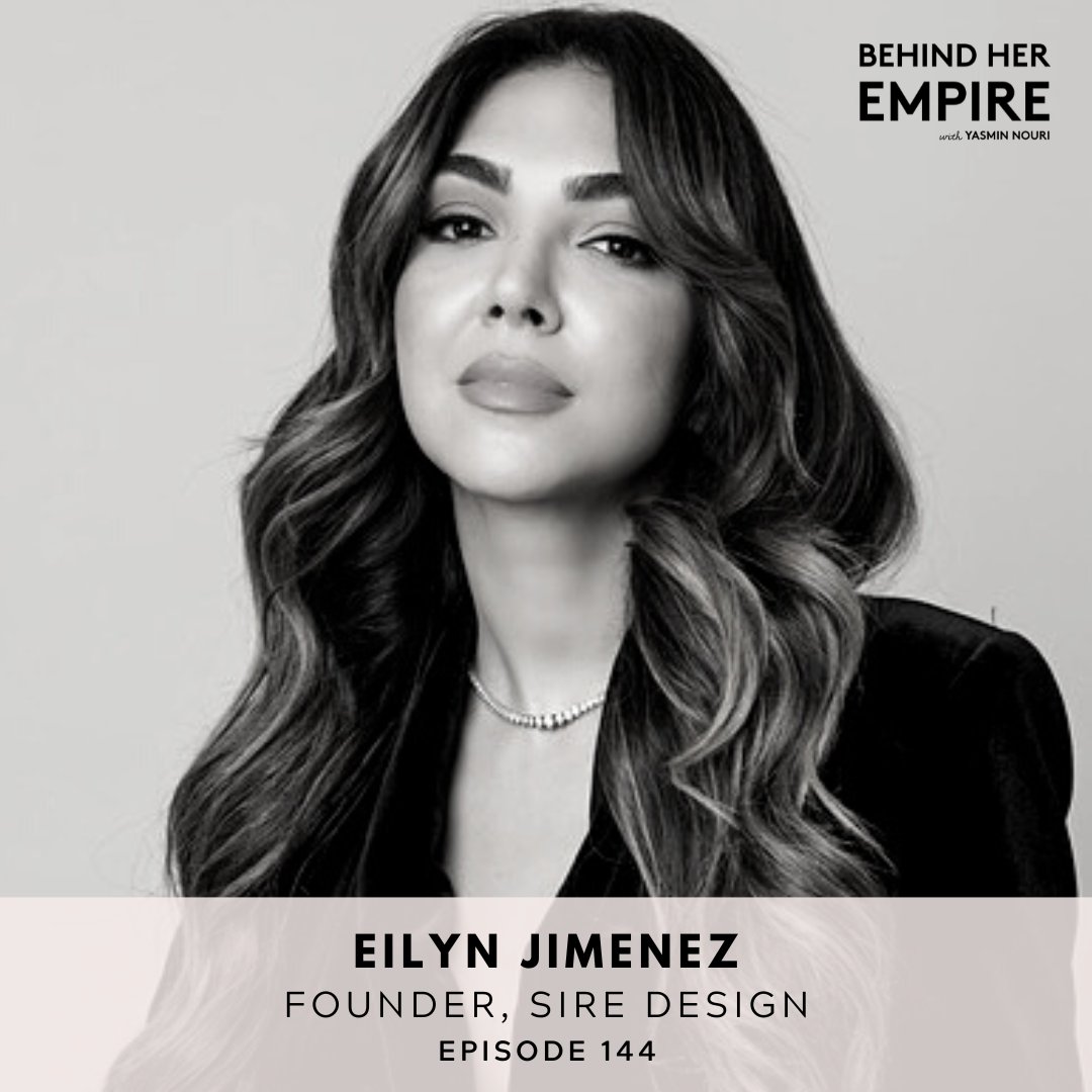 behindherempire's tweet photo. This week we chat with Eilyn Jimenez, Founder of Sire Design and star of #DesigningMiami. Her journey to success is a testament to the power of hard work and #authenticity. Tune in for some inspiring insights! Full episode available here: https://t.co/8WiaB4Vgvj https://t.co/lAc8eY3SCc