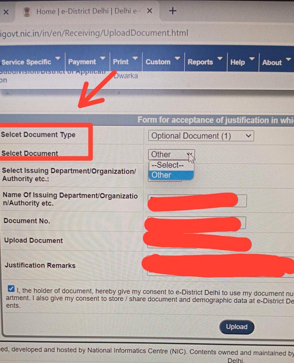 psychehealer_09's tweet photo. #edistrictdelhi please correct spellings in your portal
Sad our taxes are being to paid to people who can't even take care of the government official websites
#Bureaucrats 

@ArvindKejriwal @msisodia @DelhiGovernment https://t.co/JxY7akBx4w