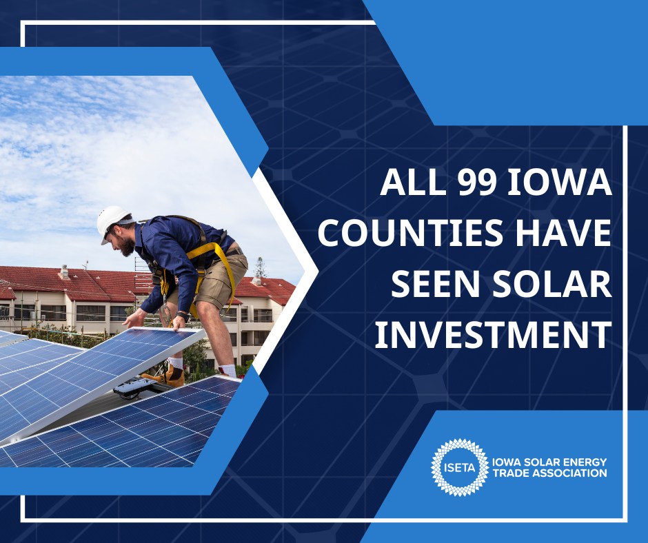 iowasolarenergy's tweet photo. The solar industry in Iowa has a ripple effect on Iowa's economy. All 99 of Iowa’s counties have seen solar investment, which benefits both urban and rural areas.
#IowaSolar #SolarWorksForIowans https://t.co/9VMtMY7oei