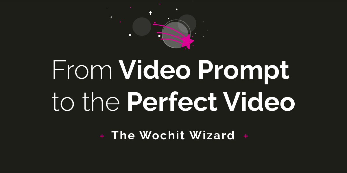 Some #videocreation magic is coming your way. 
Prepare your prompts, channel your inner director, and get ready to be amazed.

#wochitwizard #comingsoon #prompttovideo #texttovideo